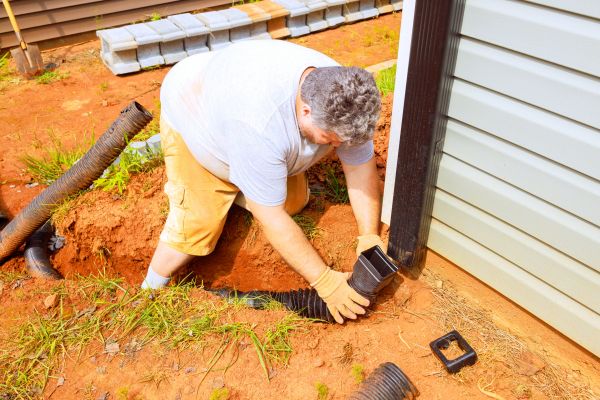 Downspout Extension Install