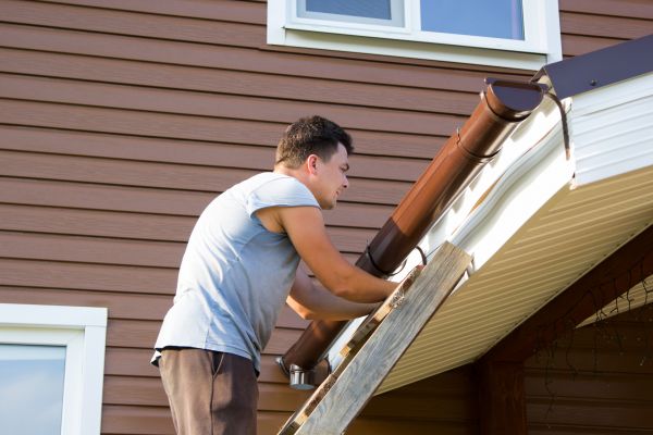 Porch Gutter Replacement